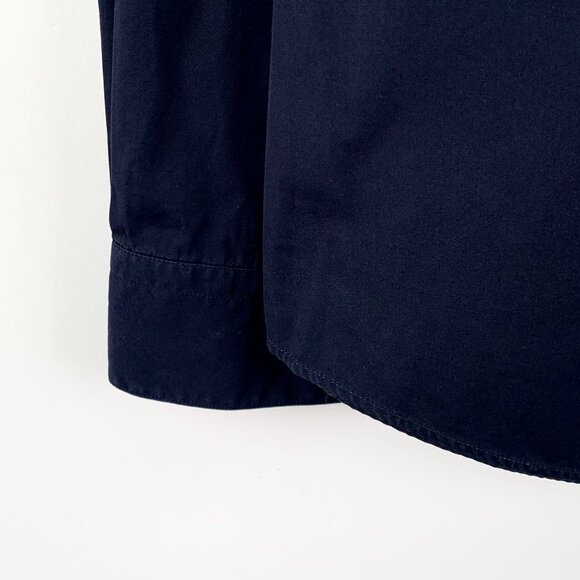 DM0107 Hermes Mens Long-Sleeve Button-Up Shirt With Geometric Stripe Design - Picture 4 of 8